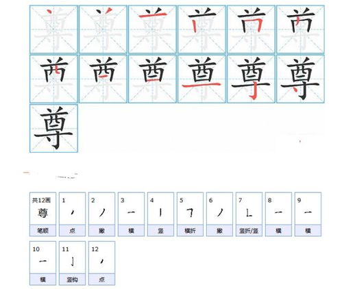 尊的拼音
