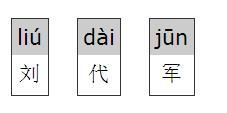 姓的拼音