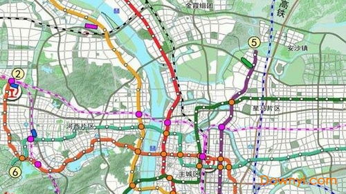 长沙2030年地铁规划图纸，长沙地铁2030年效果图