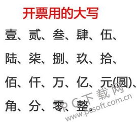 1到十的大写