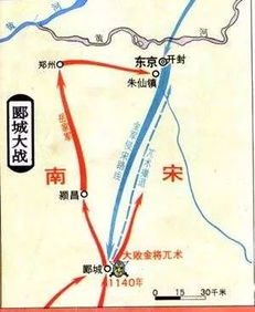郾城之战时间，郾城之战双方兵力