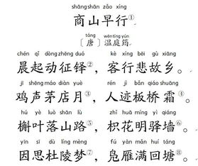 《商山早行》全文拼音是什么?