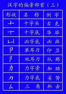及字的部首笔顺