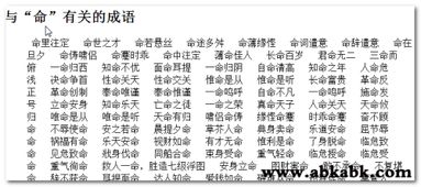 命的成语开头成语接龙，定的成语开头