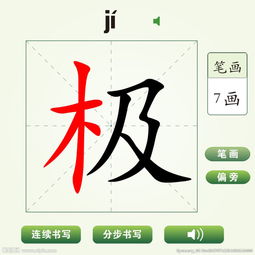 兰亭序极字笔顺，极字笔顺笔画顺序表