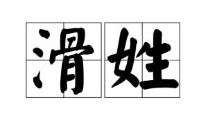 滑姓名人有哪些，滑姓的名人