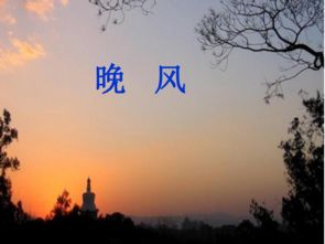 歌曲《晚风》歌词