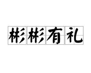 彬彬有礼造句，彬彬有礼照样子写词语