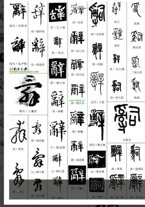 辞字繁体书法怎么写，体字繁体书法怎么写