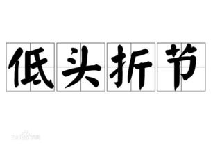 低头折节,的意思，低头折节的折字什么意思