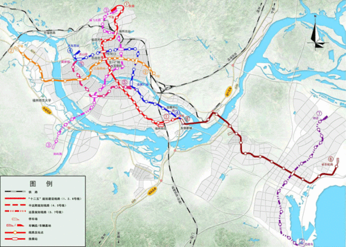 福州地铁规划图2025，福州地铁规划图2022