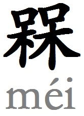 槑字读音是什么