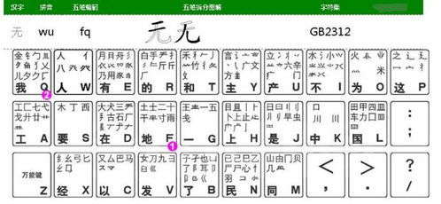 无五笔怎么打