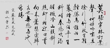 苏轼的定风波全词