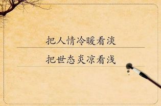 人心淡泊世态炎凉的意思，人心险恶世态炎凉的意思