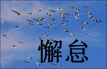 从不懈怠的意思，消极懈怠的意思