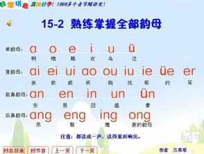 小学拼音中所有的声母、韵母怎么读?