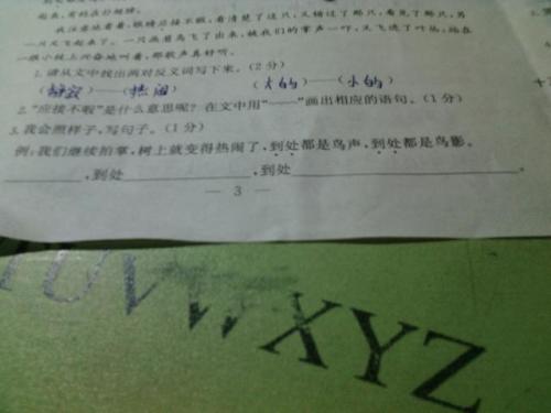 用到处造句一年级短句，用到处造句二年级