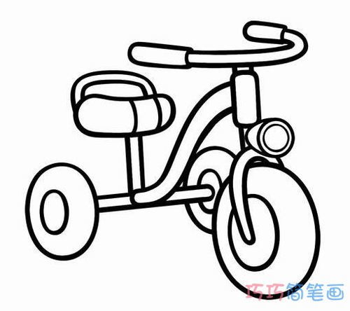 摩托车怎么画简笔画