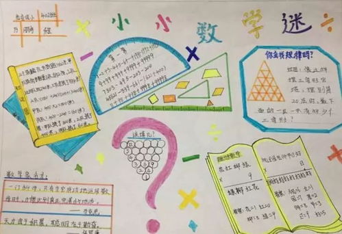 简单的数学小报怎么画