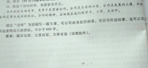 以合作为话题的作文500字，以合作为话题的作文300字