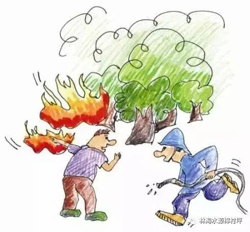 2020森林防火手抄报二年级