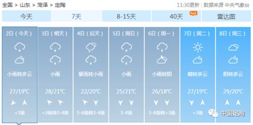 济南市天气预报,