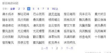 描写雷的词语四字词语有哪些，描写雨的词语