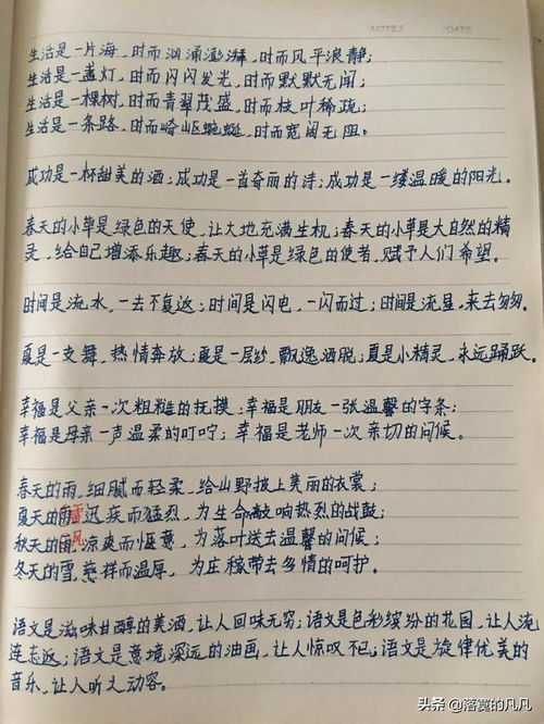 排比句摘抄60