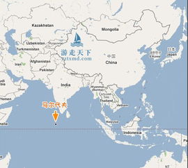 马尔代夫在地图上哪个位置