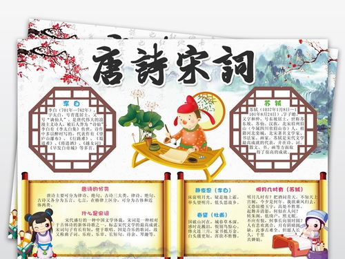 唐诗手抄报内容，唐诗手抄报怎么画