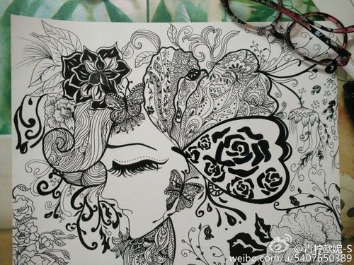 线描画图片大全高难度，儿童线描画图片大全