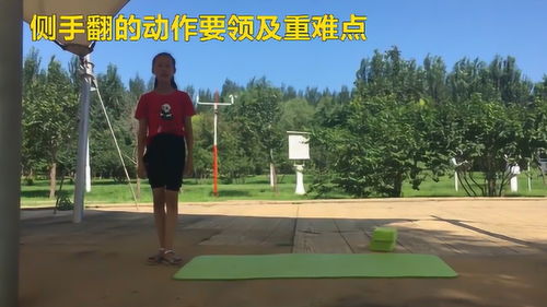 侧手翻动作要领图解，趋步侧手翻动作要领