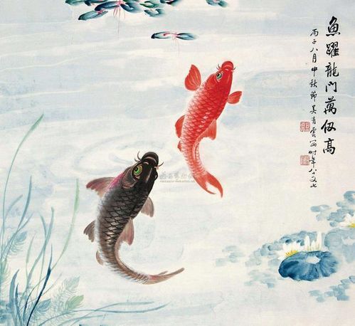 鱼跃龙门海天阔 下句………