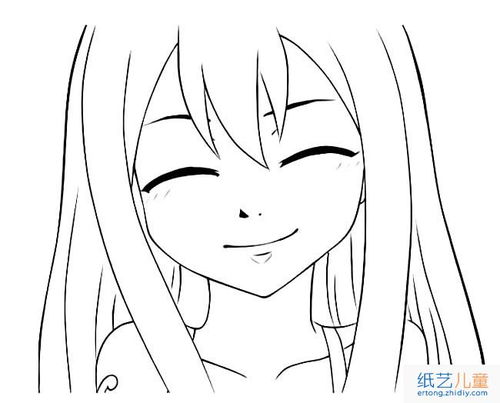 可爱人物简笔画女孩，十二生肖可爱人物简笔画