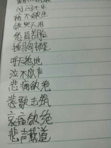 心情的词有哪些?