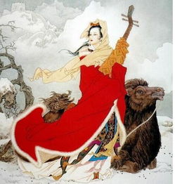 瓷器上昭君出塞图五彩是什么样