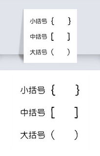 中括号怎么打，中括号和小括号的区别