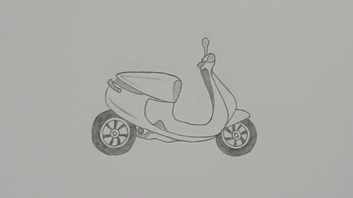 三轮车简笔画
