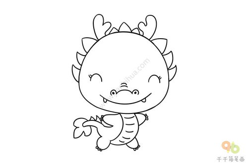 龙的简笔画霸气又简单，龙的简笔画简单又好看