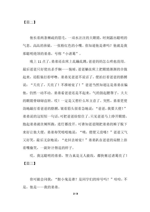 小学记叙文作文400字