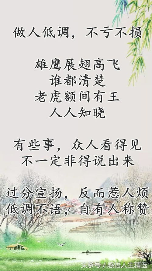 什么叫低调做人