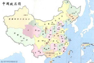 中国区域划分图表，中国区域地图划分