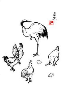 鹤立鸡群的近义词贬义，鹤立鸡群的近义词是什么词