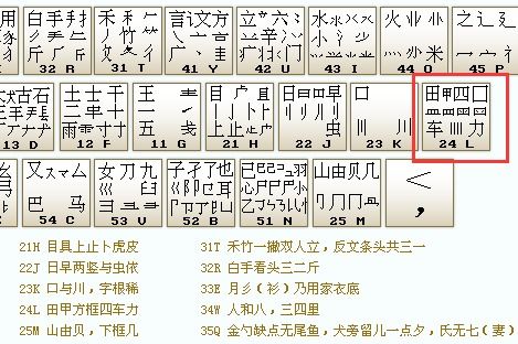 熙的五笔怎么打字