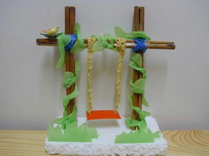 树叶制作的手工作品