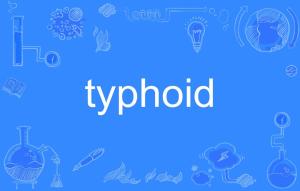 typhoid fever.，typhoid vaccine