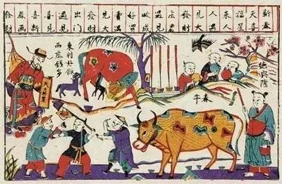 春分时送春牛图的的习俗是什么?