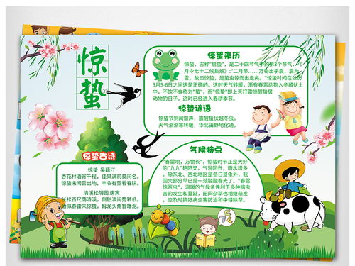 惊蛰的手抄报简单漂亮，惊蛰的手抄报内容怎么写