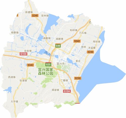 宜兴地图全图大图高清，江苏省宜兴地图